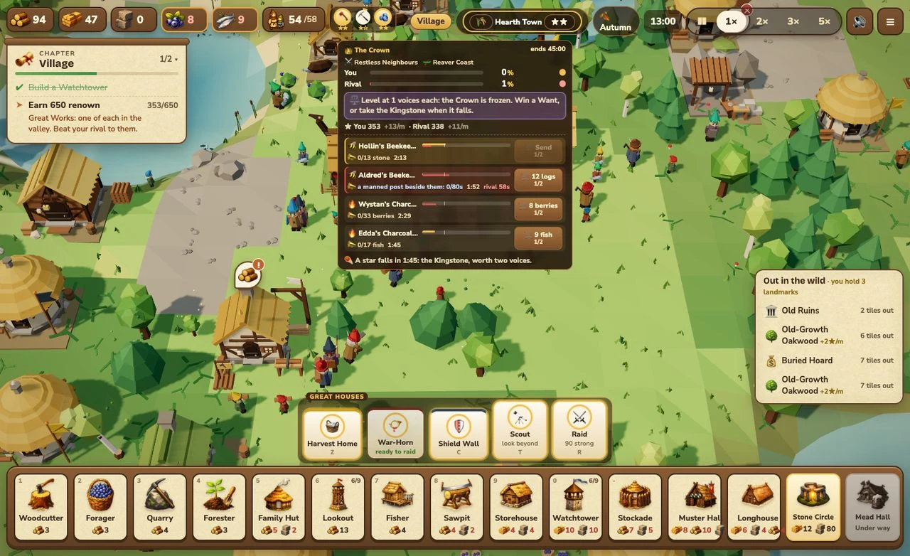 FirstFolk v0.24.0, with the first steadings